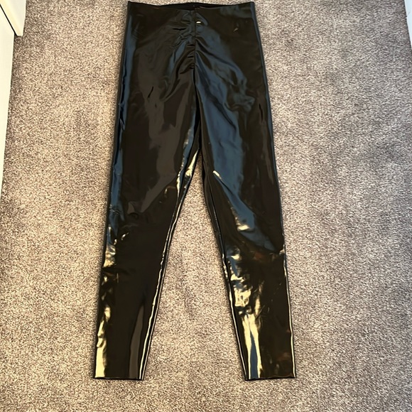 Commando Black Faux Leather Pant Size Large - Picture 1 of 7